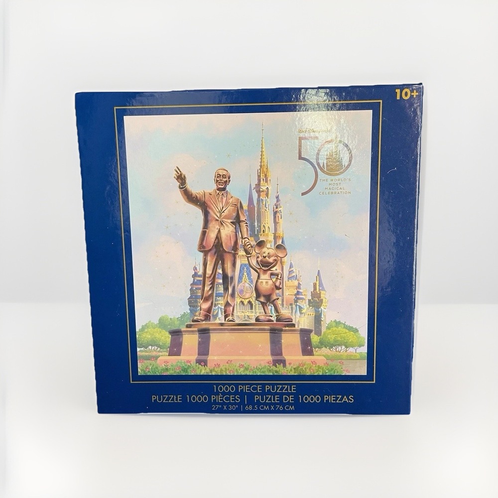 Walt Disney World‎ 50th Anniversary Walt & Mickey 1000 Piece Puzzle (NEW)